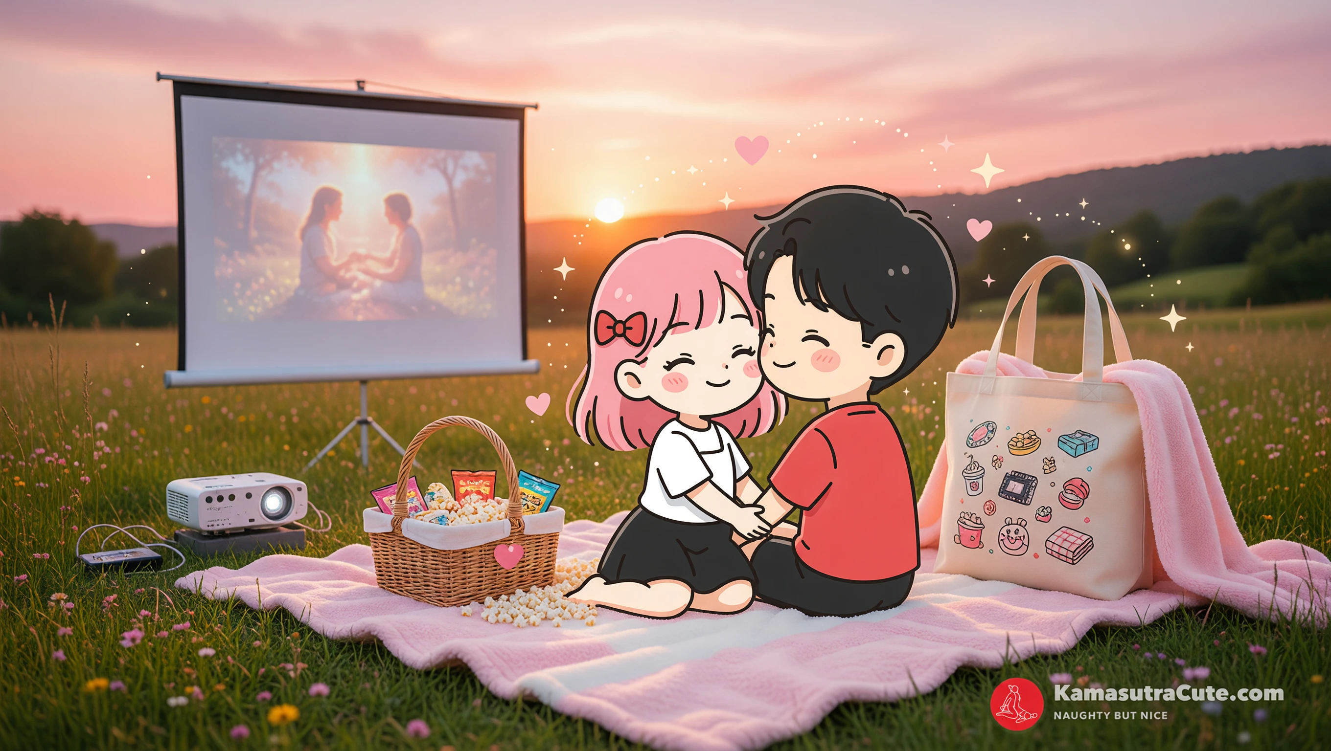 Meadow Movie Setup illustration