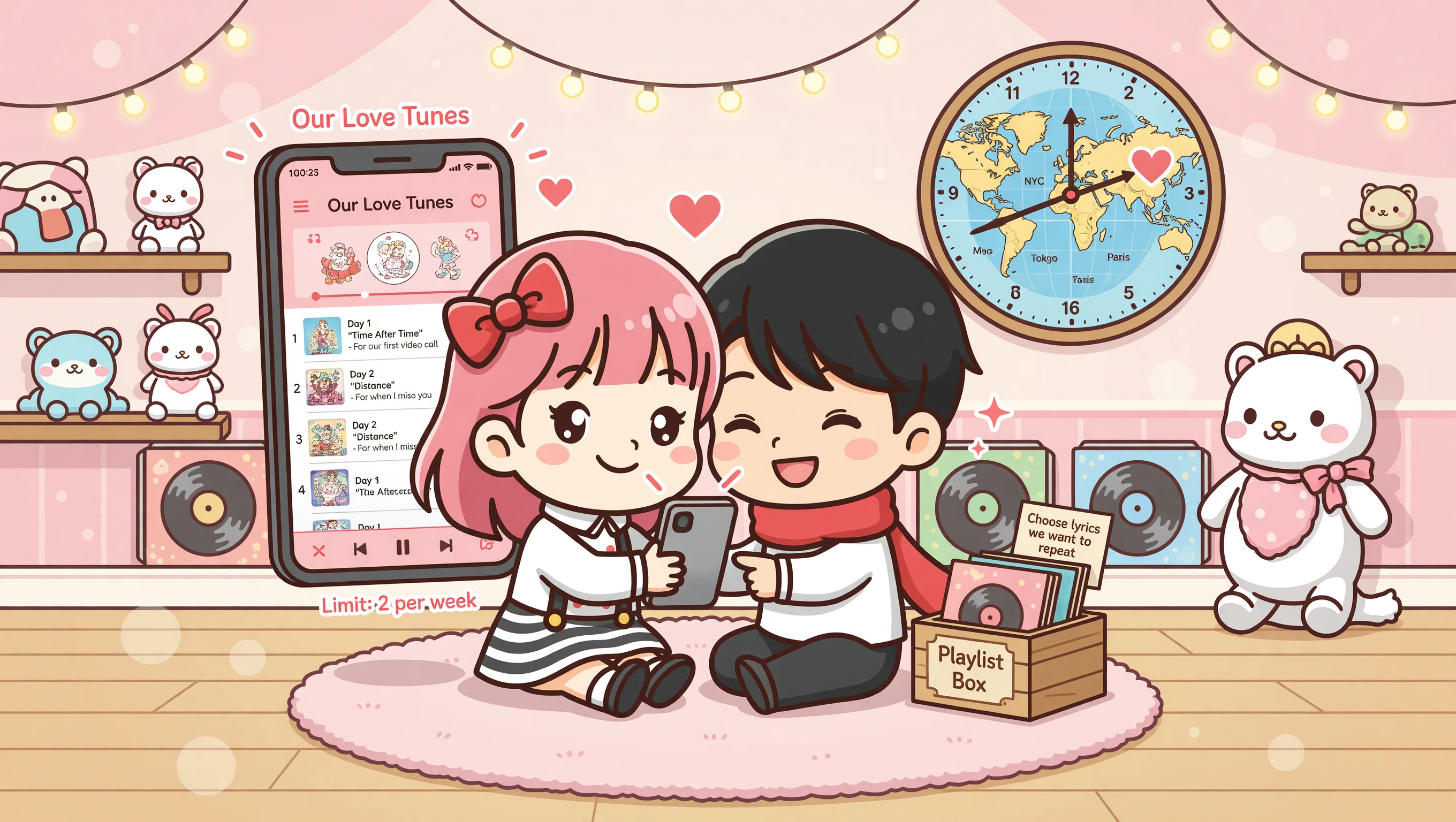 Build Music Lists illustration