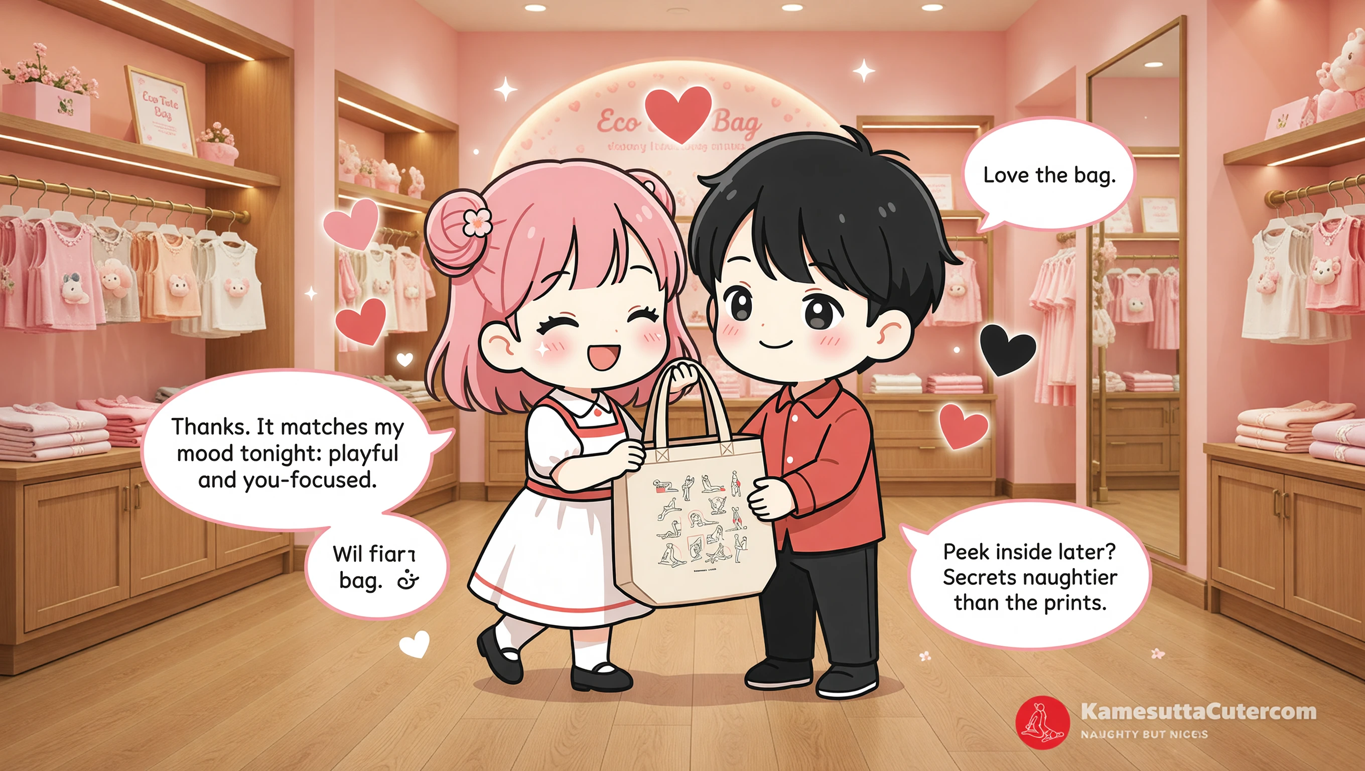 Flirty Chat Starter illustration