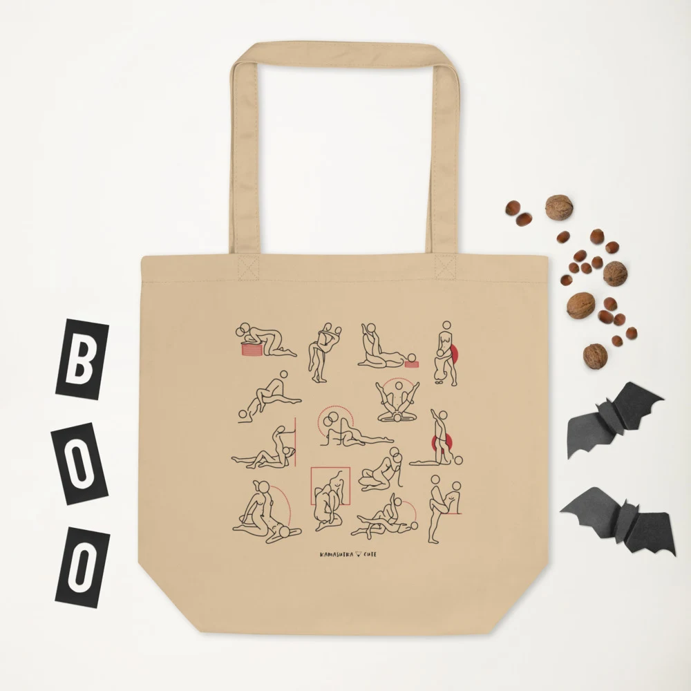 Kamasutra Cute - Eco Tote Bag thumbnail 2