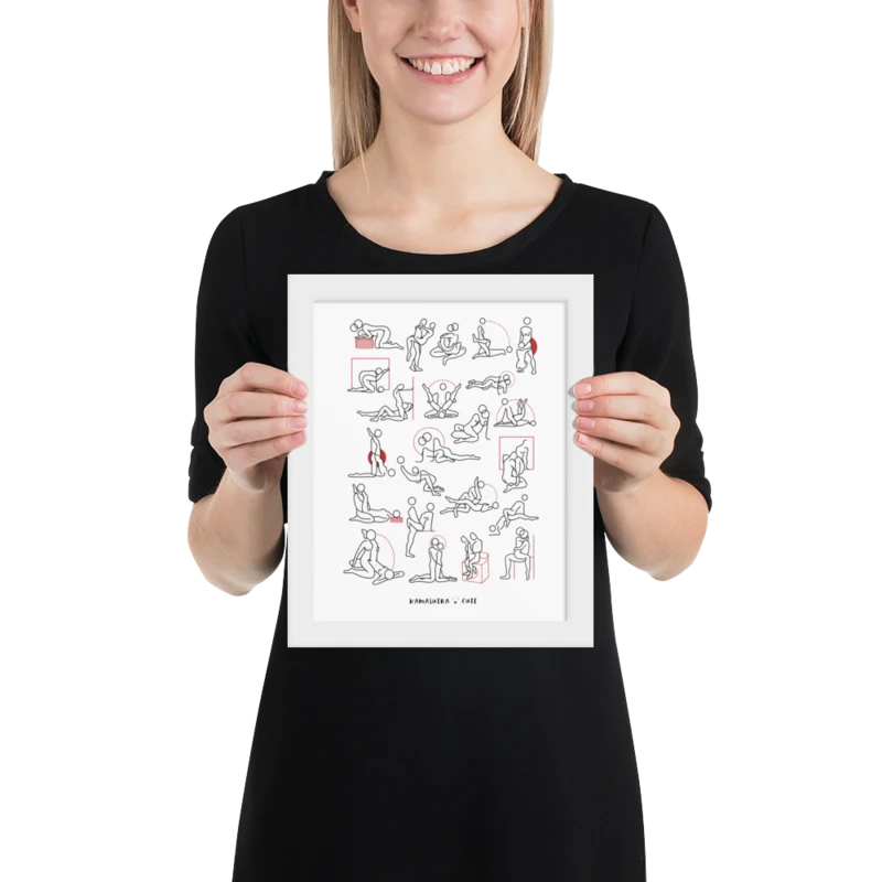 Kamasutra Cute - Framed poster thumbnail 2