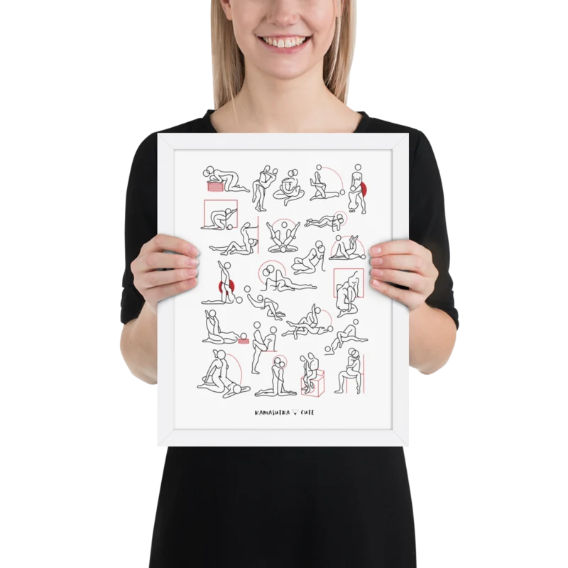 Kamasutra Cute - Framed poster thumbnail 3