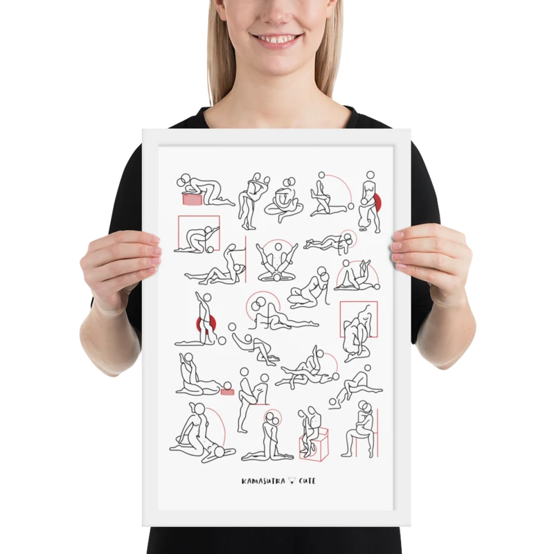 Kamasutra Cute - Framed poster thumbnail 5