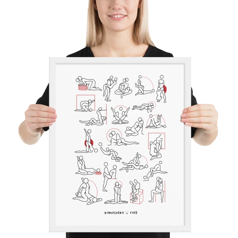 Kamasutra Cute - Framed poster thumbnail 6