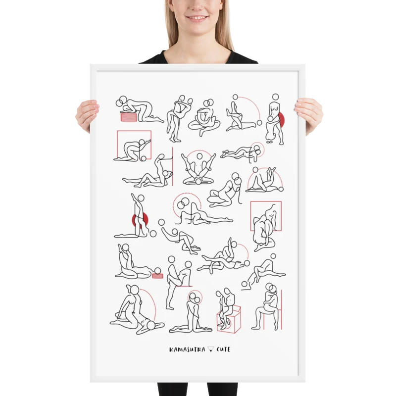 Kamasutra Cute - Framed poster thumbnail 7