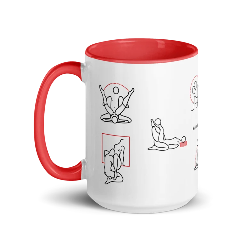 Kamasutra Cute - Mug with Color Inside