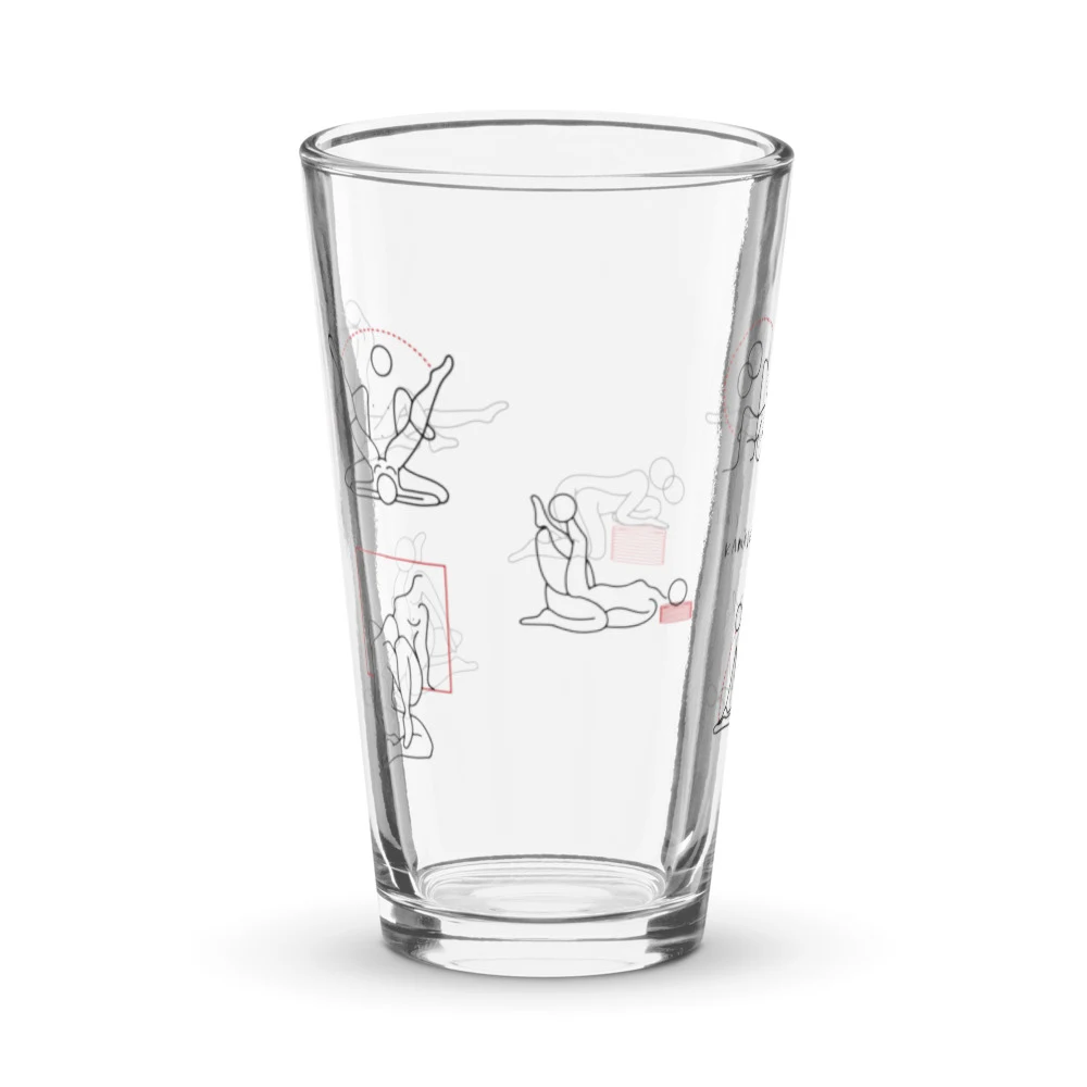 Kamasutra Cute - Shaker pint glass thumbnail 4