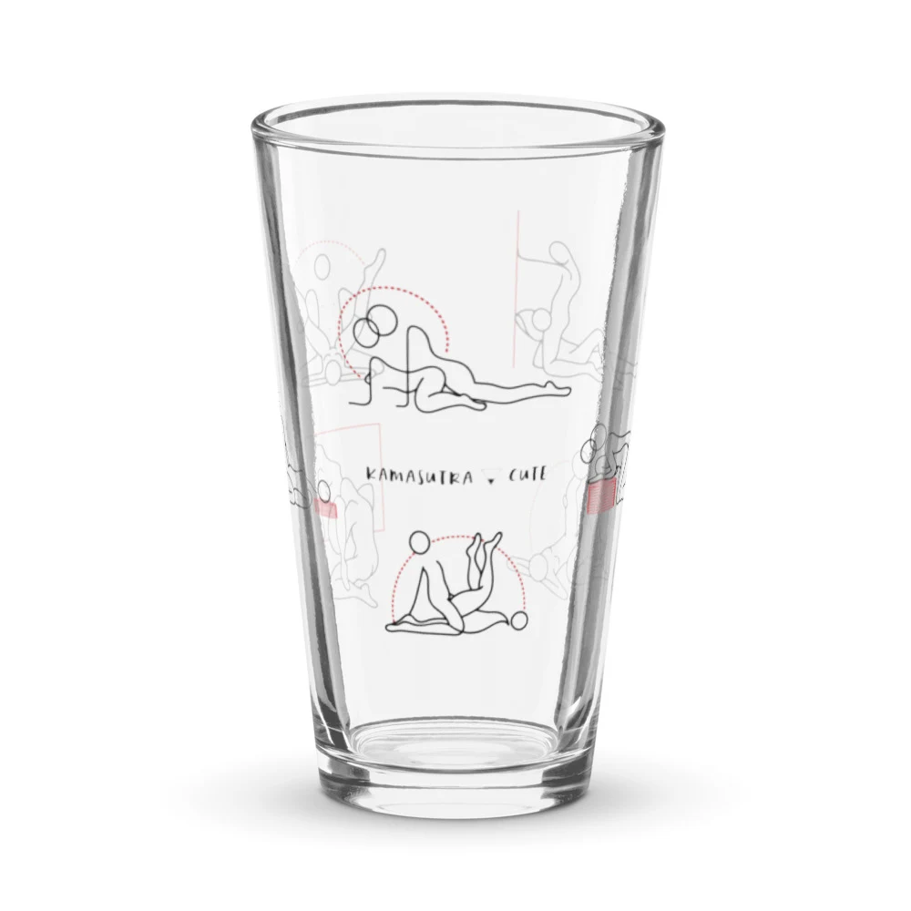 Kamasutra Cute - Shaker pint glass