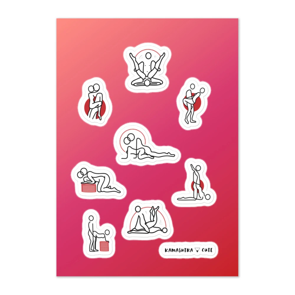 Kamasutra Cute - Sticker sheet