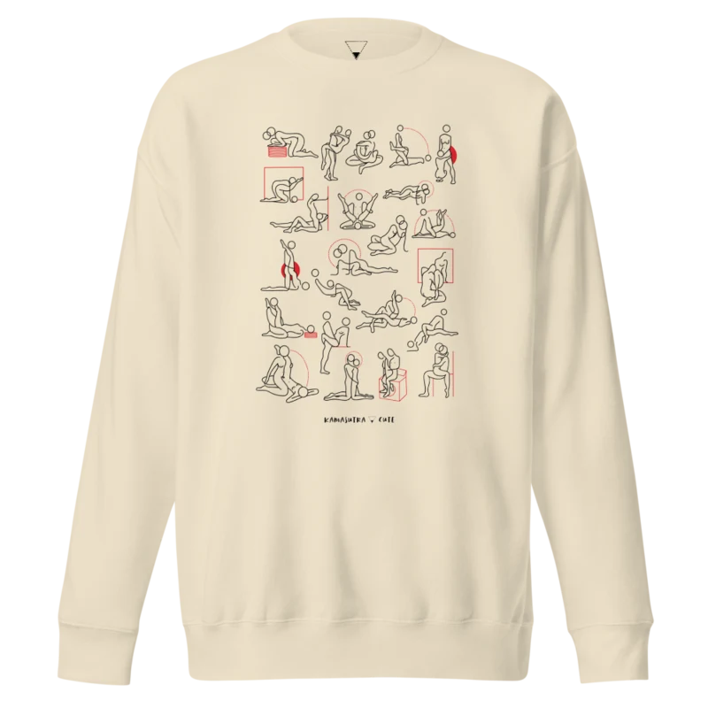Kamasutra Cute - Unisex Premium Sweatshirt thumbnail 5