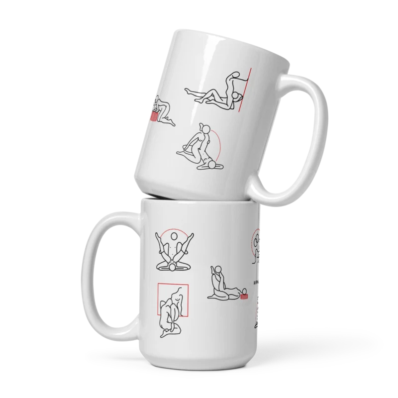 Kamasutra Cute - White glossy mug thumbnail 3