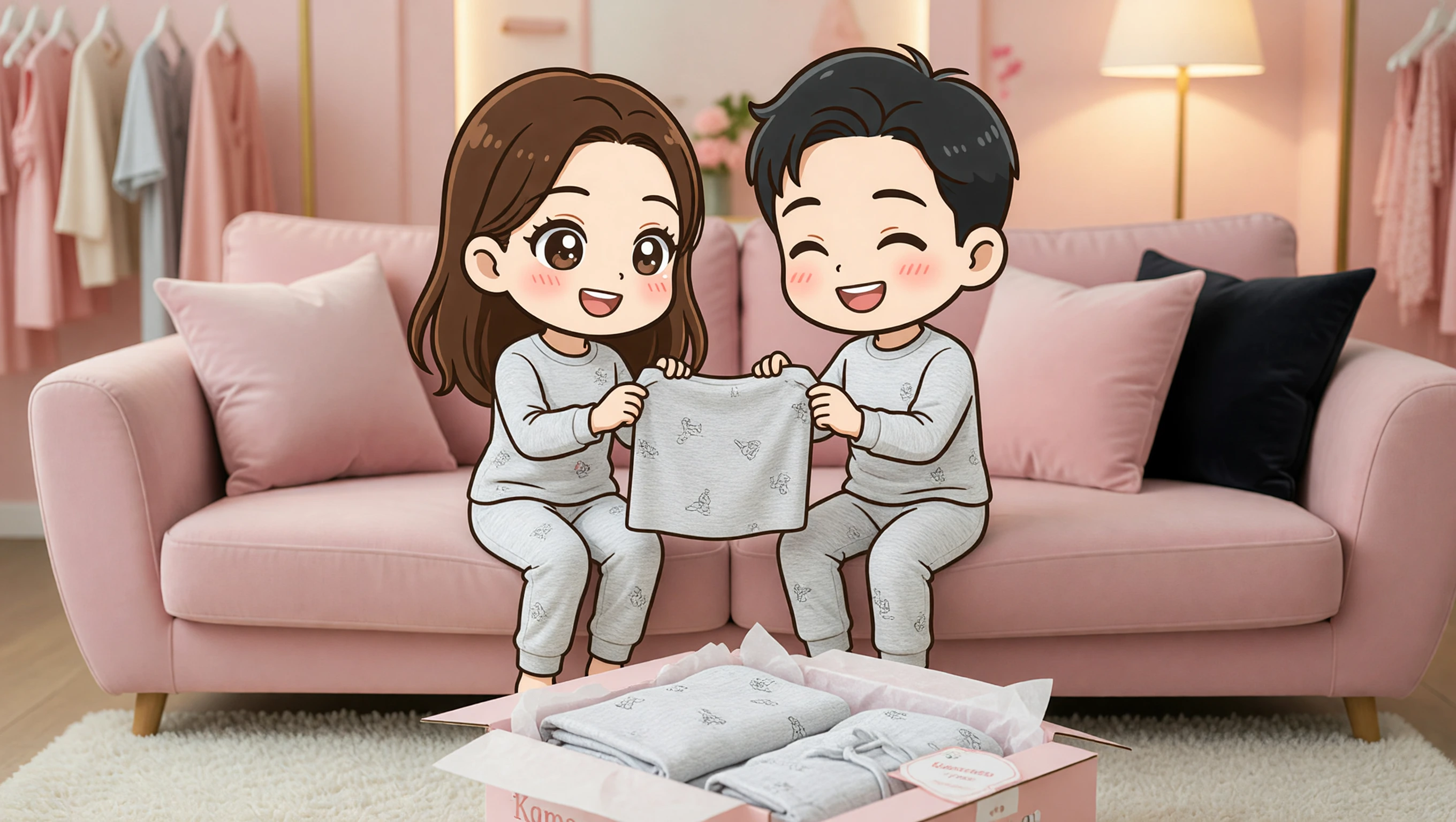 Kamasutra Cute Scented Soy Candle illustration