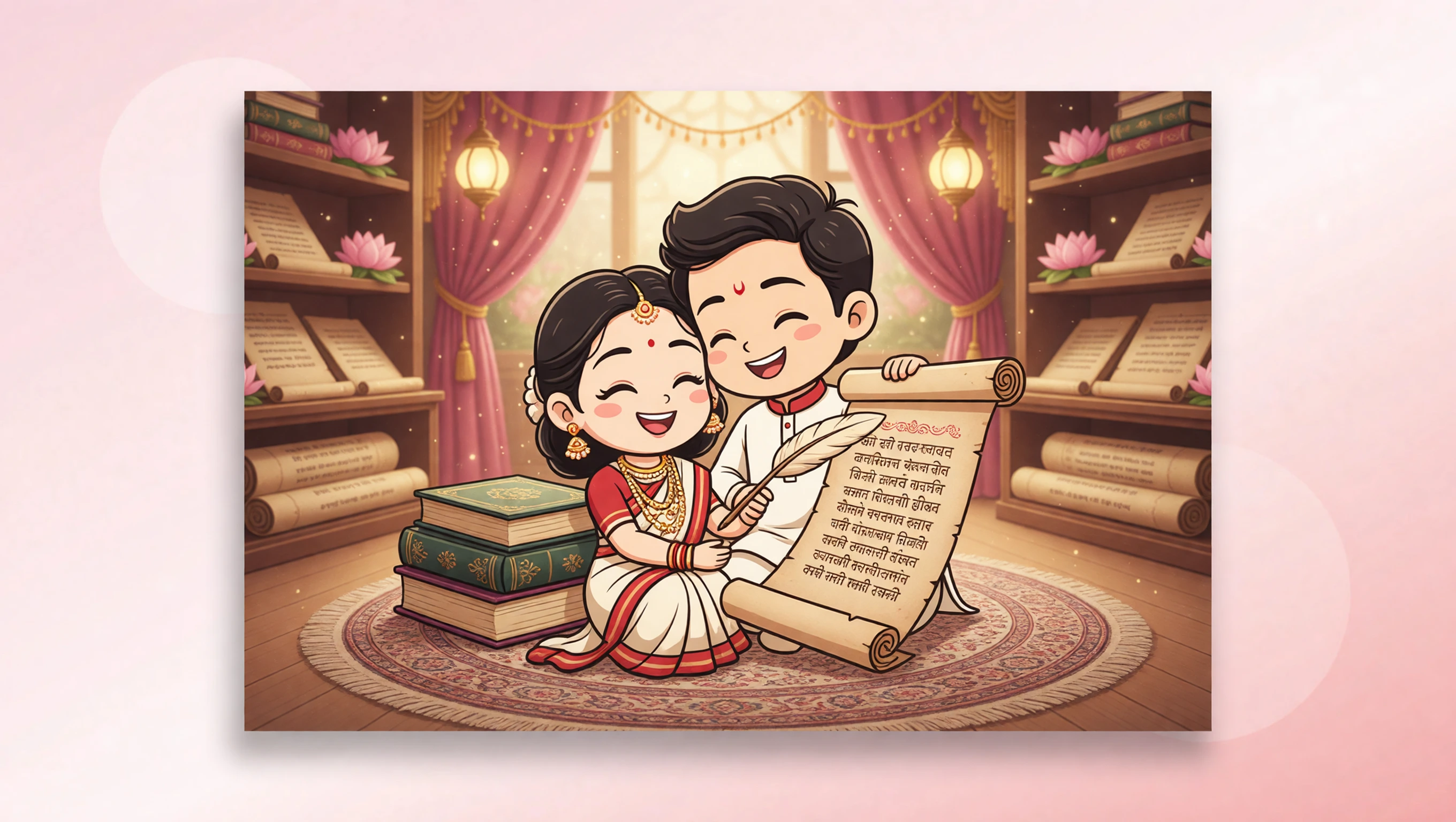 Written in Ancient India Around 300 illustration