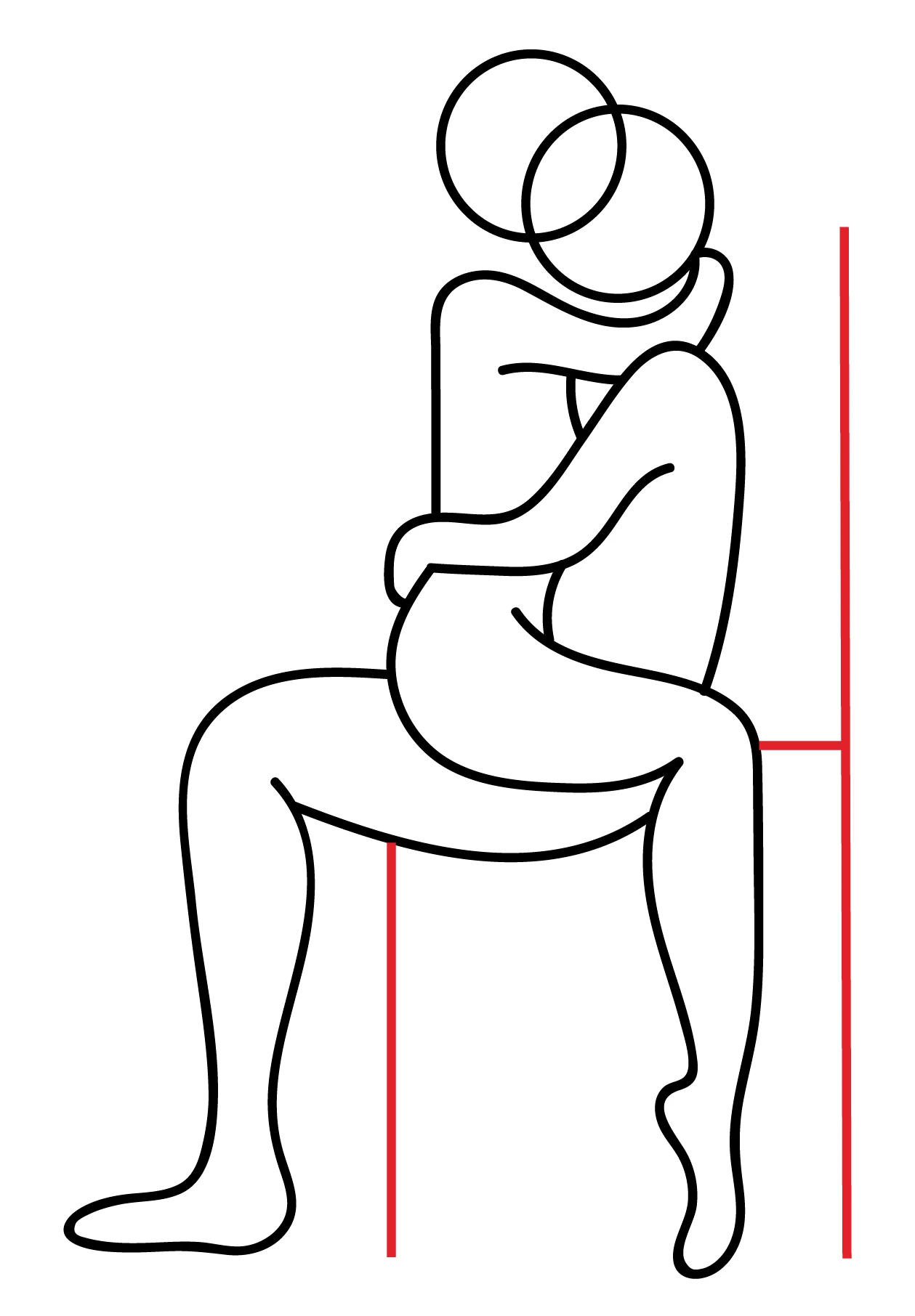 Siéntate original pose reference